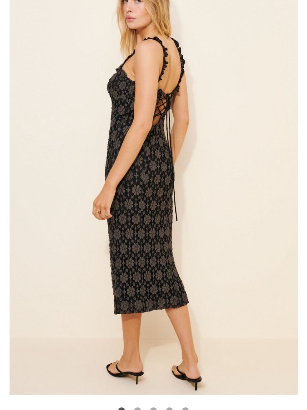 Free People Lucinda lace Midi Dress - Picture 2 of 8
